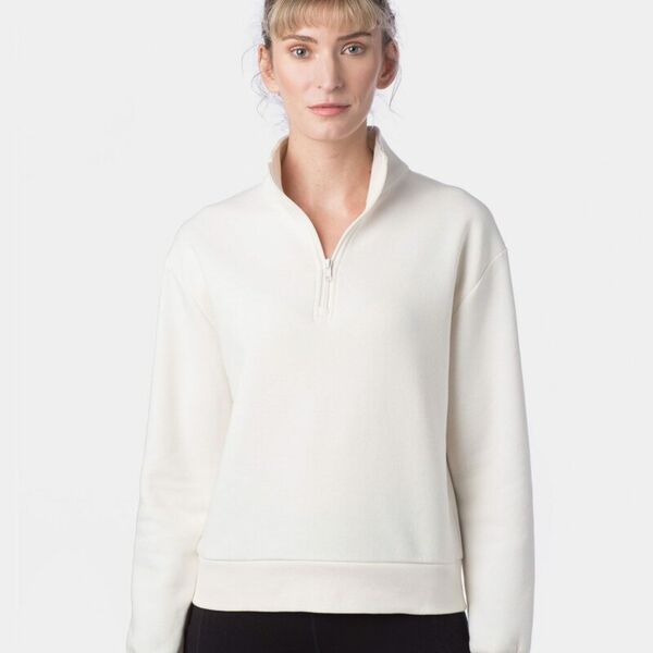 Women's Eco-Cozy Fleece Quarter-Zip Sweatshirt Thumbnail