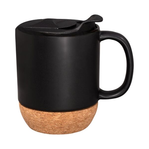 14oz Ceramic Mug With Cork Base Thumbnail