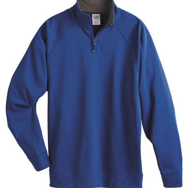 Dri-Power® Sport Quarter-Zip Cadet Collar Sweatshirt Thumbnail