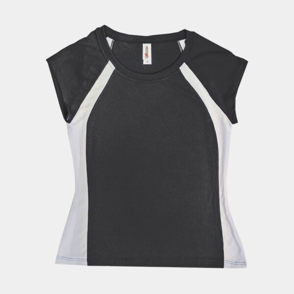 AJ216 Women's Raglan Colorblock Thumbnail