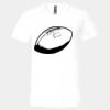 Unisex Jersey Short-Sleeve V-Neck T-Shirt Thumbnail