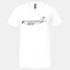 Unisex Jersey Short-Sleeve V-Neck T-Shirt Thumbnail