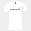 Unisex Jersey Short-Sleeve V-Neck T-Shirt Thumbnail