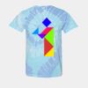 Multi-Color Spiral Tie-Dyed T-Shirt Thumbnail