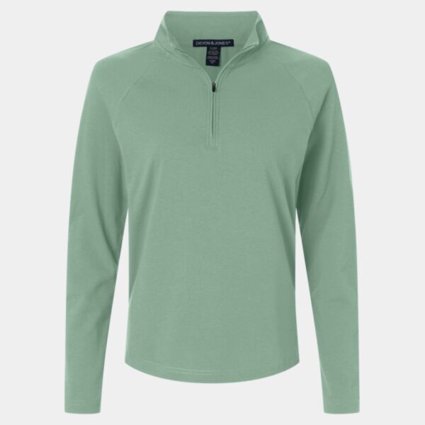 Women's Seaton Pebble Textured Quarter-Zip Pullover Thumbnail